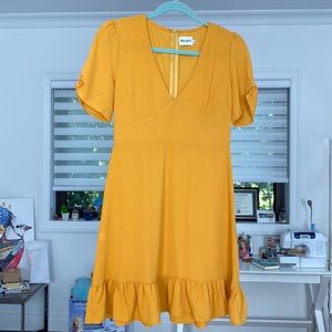 Yellow summer dress
